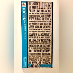 🔵 BOGO 1000 Piece The Art Of Life 1000 Panoramic Puzzle